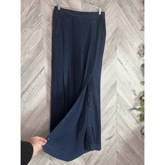 Free People Embers Wide Leg Pants Deep Navy Size Small - Picture 7 of 10
